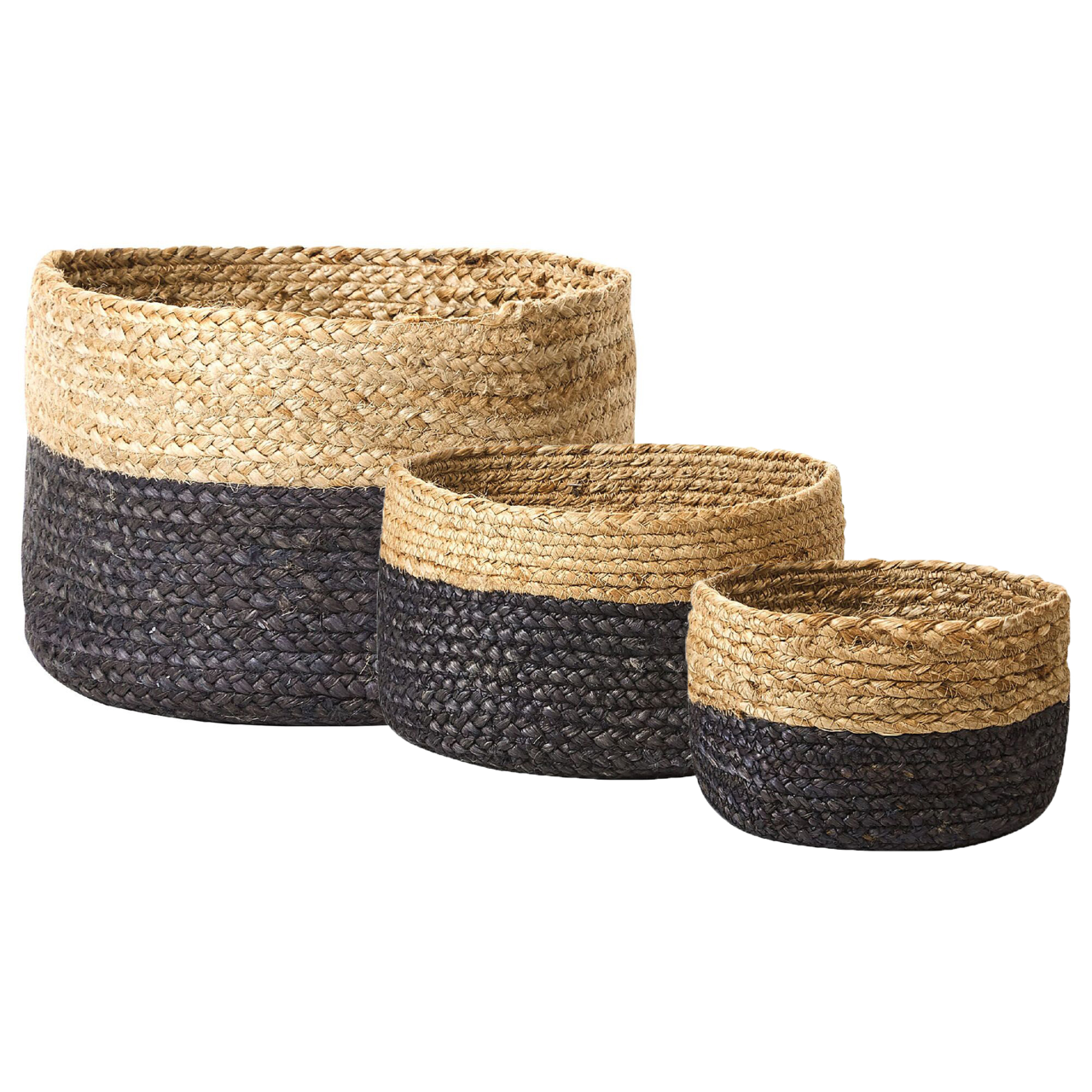 Set of 3 Baskets JABAR Jute Natural [2]