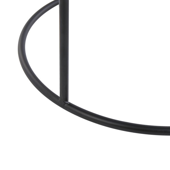 Set of 3 side tables TEXON Black [10]