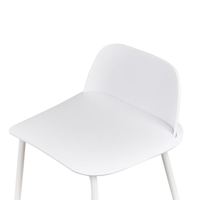 Set de 4 scaune de bar MORA Alb [7]