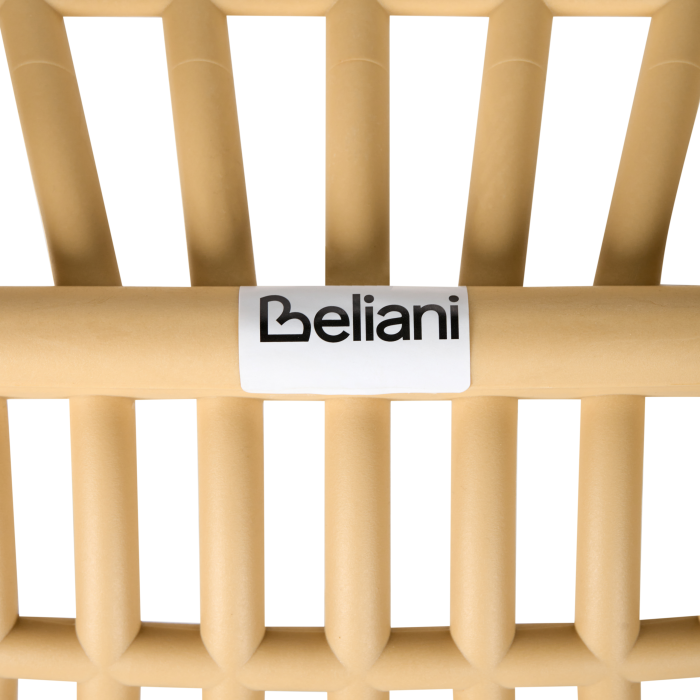 Set de 4 scaune de grădină ANDORA Bej [10]