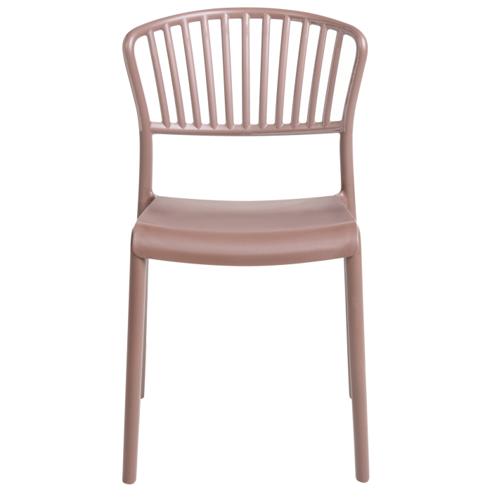 Set of 4 garden chairs GELA Brown [5]