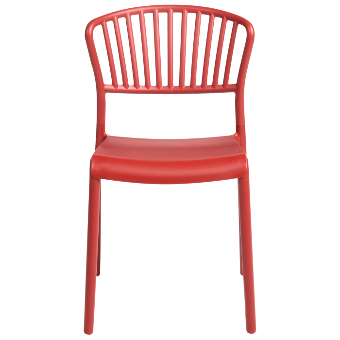 Set of 4 garden chairs GELA Red [5]