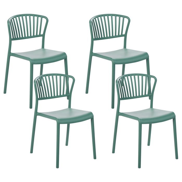 Set of 4 garden chairs GELA Mint green [2]