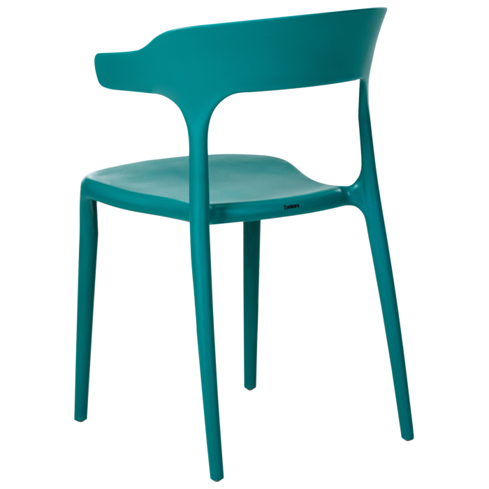 Set de 4 scaune de grădină GUBBIO Albastru verzui [6]