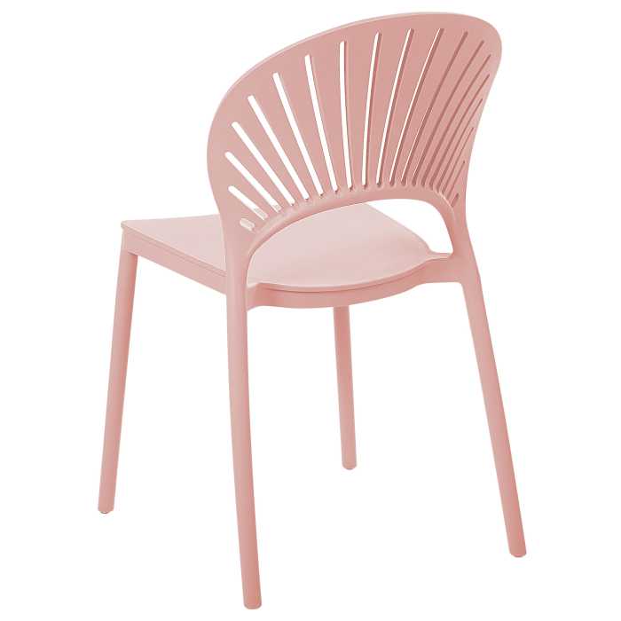 Set of 4 garden chairs OSTIA Pastel pink [6]