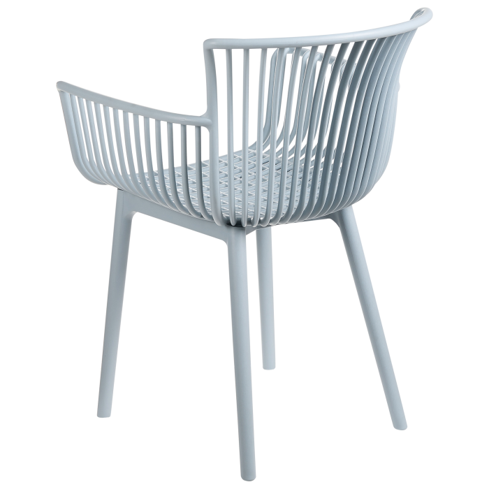 Set de 4 scaune de grădină PESARO Albastru deschis [6]