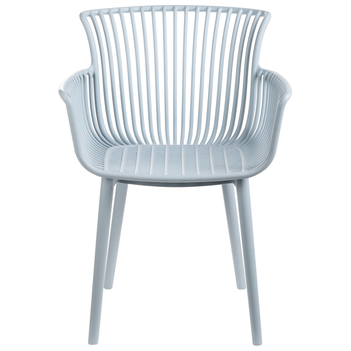 Set de 4 scaune de grădină PESARO Albastru deschis [5]