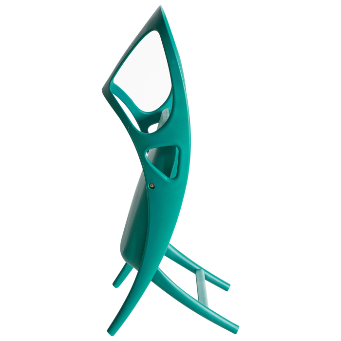 Set de 4 scaune de grădină Pliabil NEMI Albastru verzui [8]