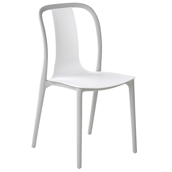 Set de 4 scaune de grădină SPEZIA Alb [4]
