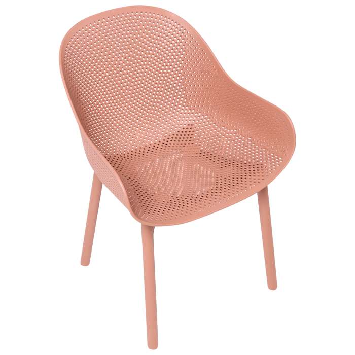Set of 4 garden chairs TIGGIANO Coral [7]