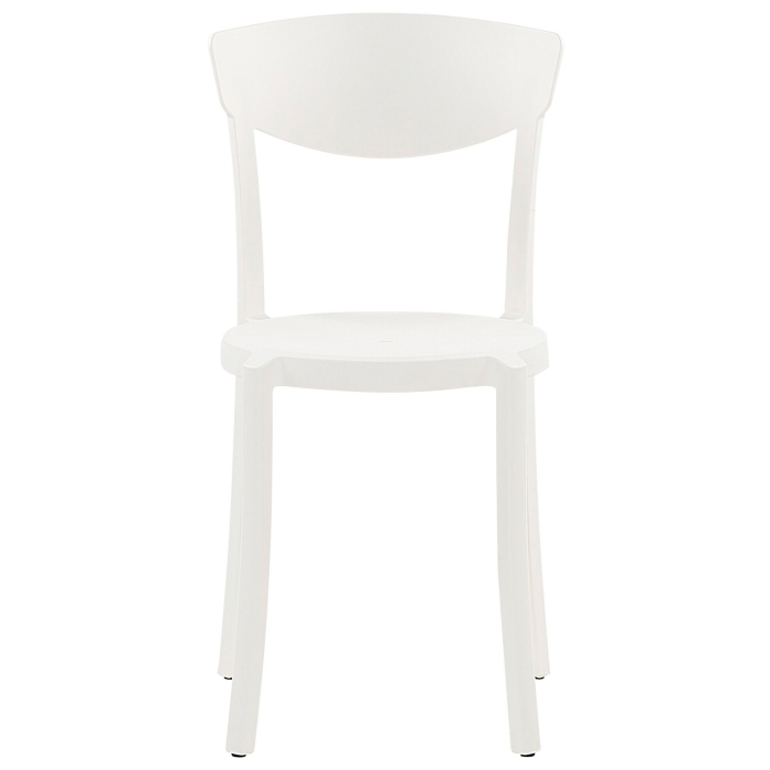 Set of 4 Garden Chairs VIESTE White [5]