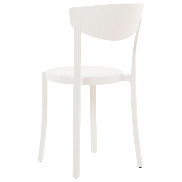 Set of 4 Garden Chairs VIESTE White [6]