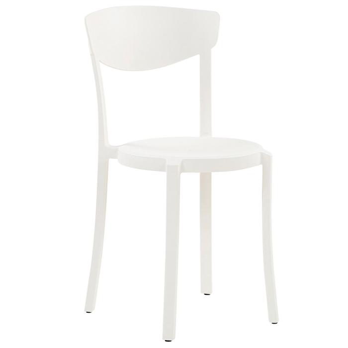 Set of 4 Garden Chairs VIESTE White [4]