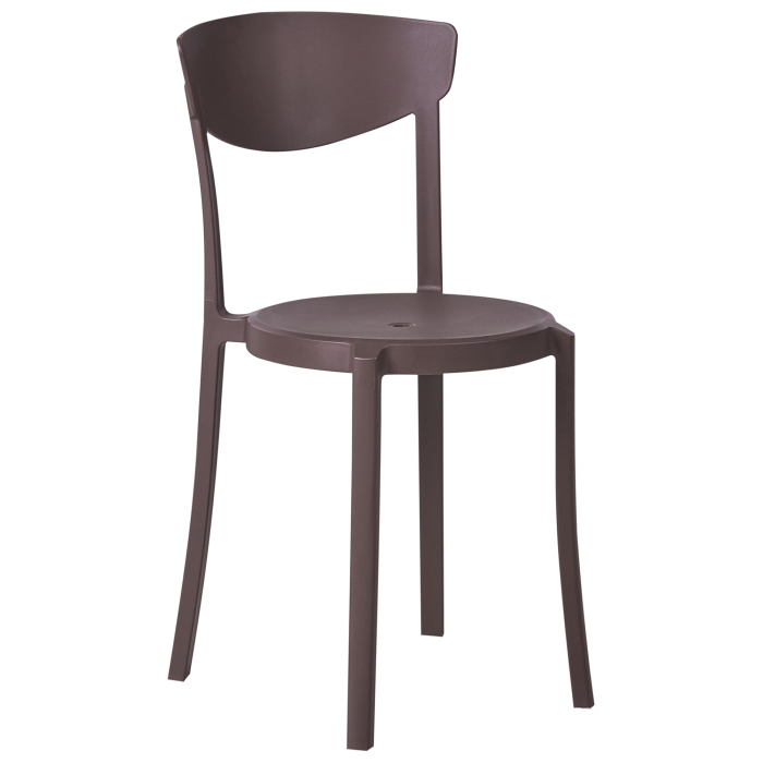 Set of 4 garden chairs VIESTE Brown [4]