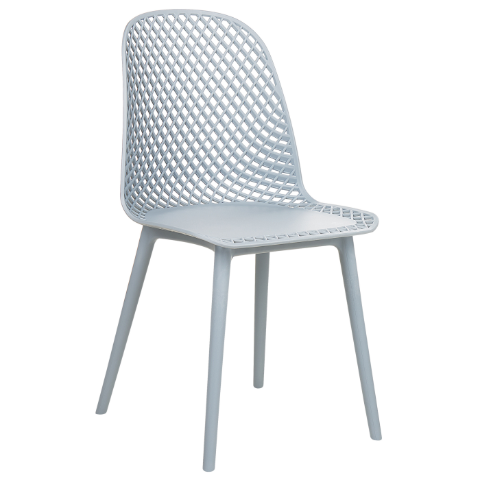 Set de 4 scaune dining EMORY Albastru deschis [4]