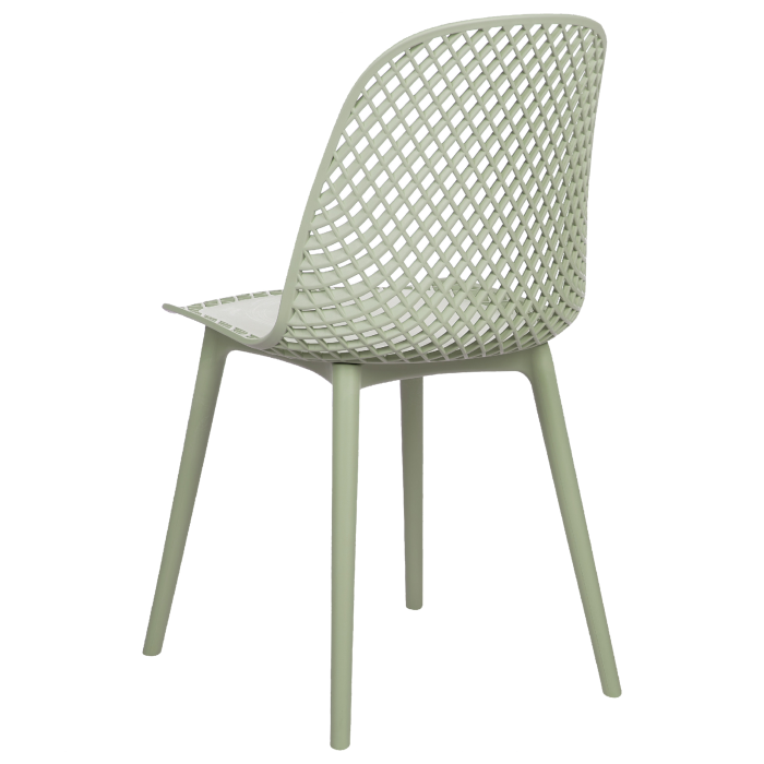 Set of 4 EMORY dining chairs Light green [6]