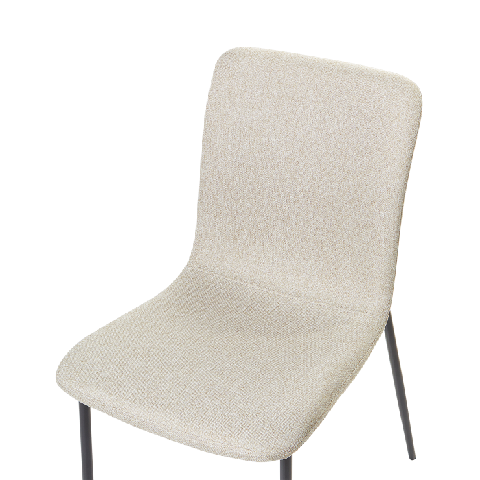 Set de 4 scaune dining GLENDIVE Bej deschis [7]