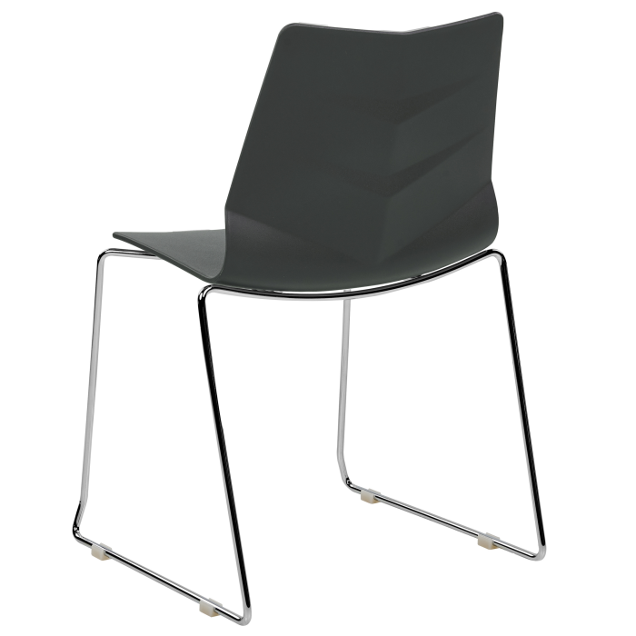 Set de 4 scaune dining HARTLEY Gri închis [6]