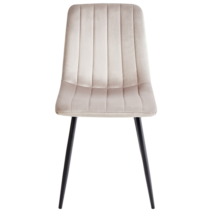 Set de 4 scaune dining KALISPELL Catifea Bej [5]