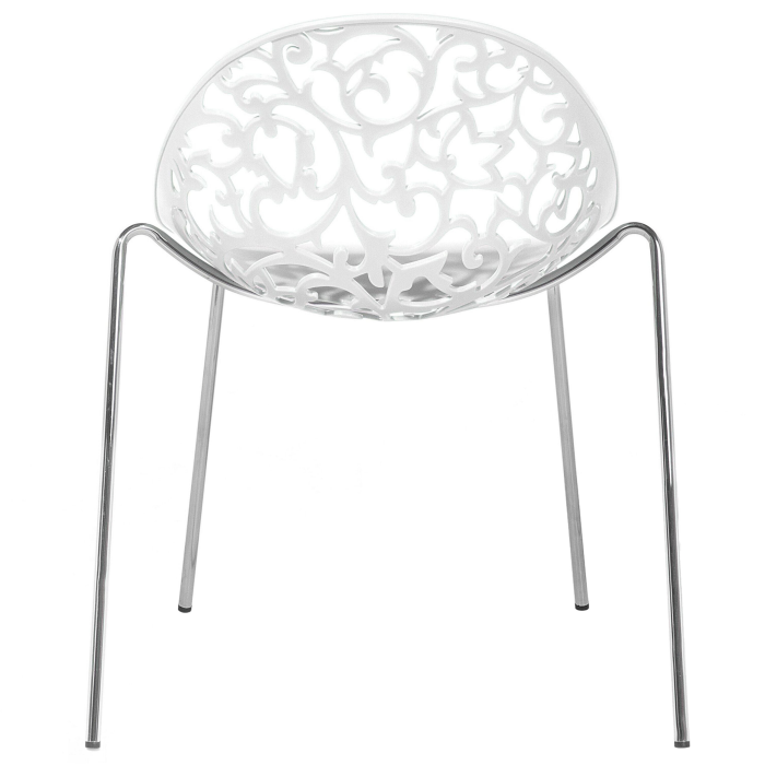 Set de 4 scaune dining MUMFORD Alb [7]