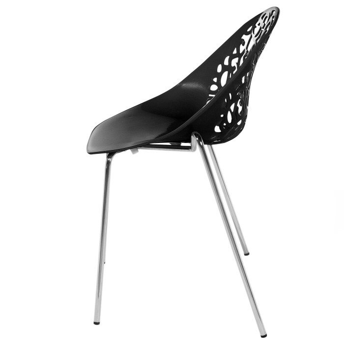 MUMFORD dining chair set of 4 Black [6]