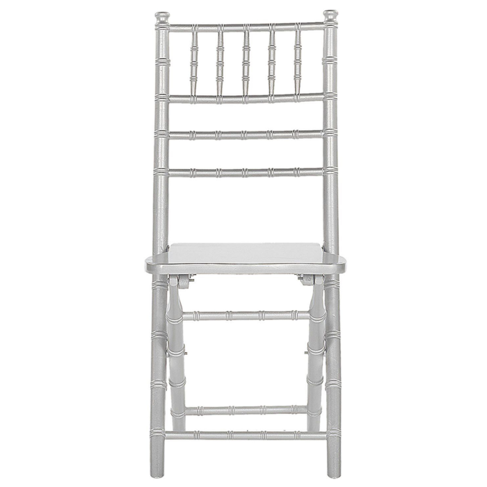 Set de 4 scaune dining Pliabil MACHIAS Lemn de fag Argintiu [6]