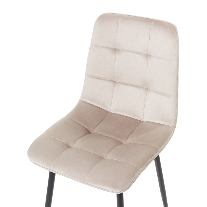 Set de 4 scaune dining POWELL Catifea Bej [7]