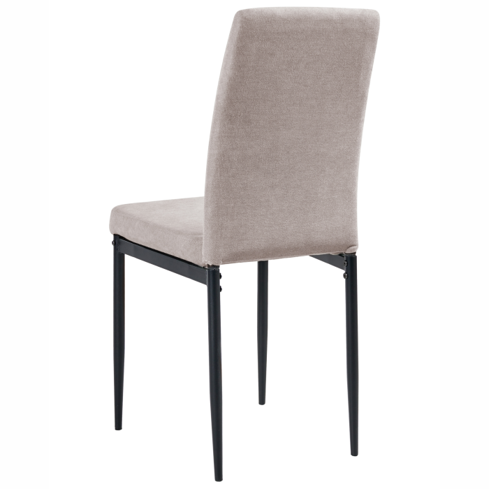 Set of 4 RINER dining chairs Taupe [6]