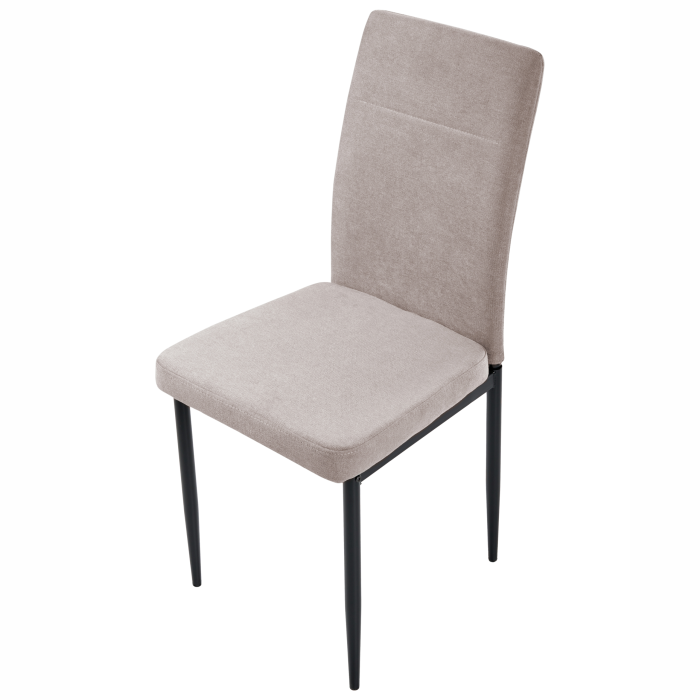 Set of 4 RINER dining chairs Taupe [7]