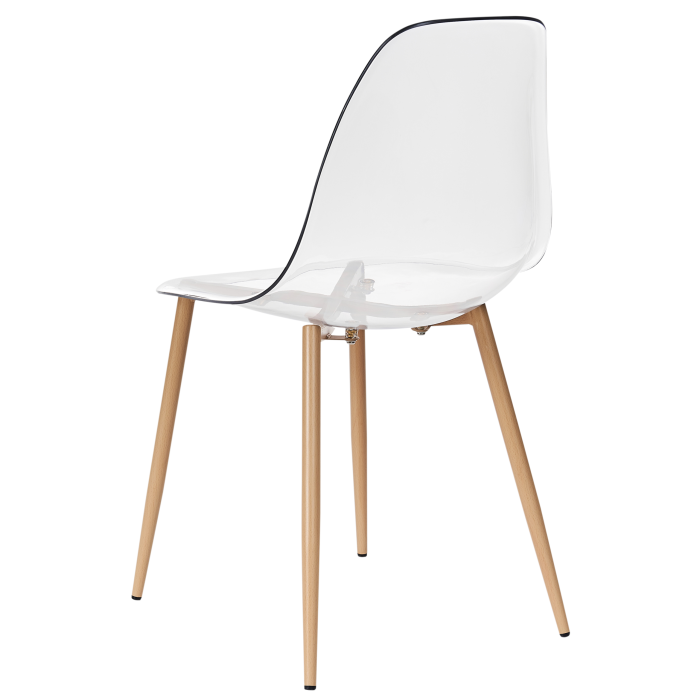 Set de 4 scaune dining TAKILMA Transparent [5]