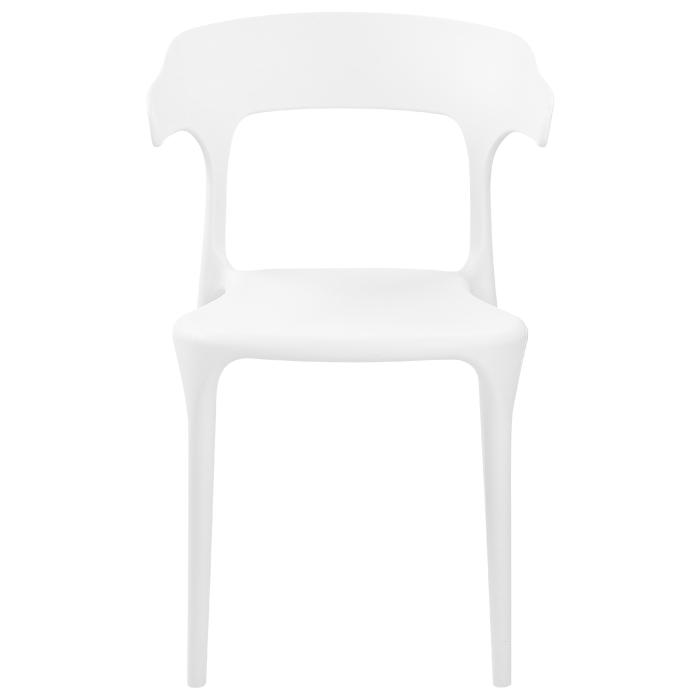 Set de 8 scaune dining GUBBIO Alb [5]