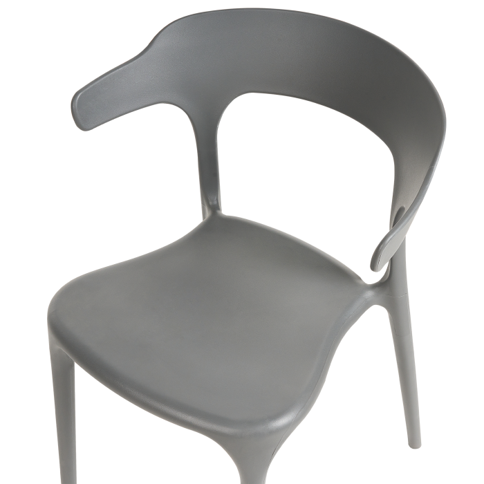 Set of 8 dining chairs GUBBIO Grey [6]