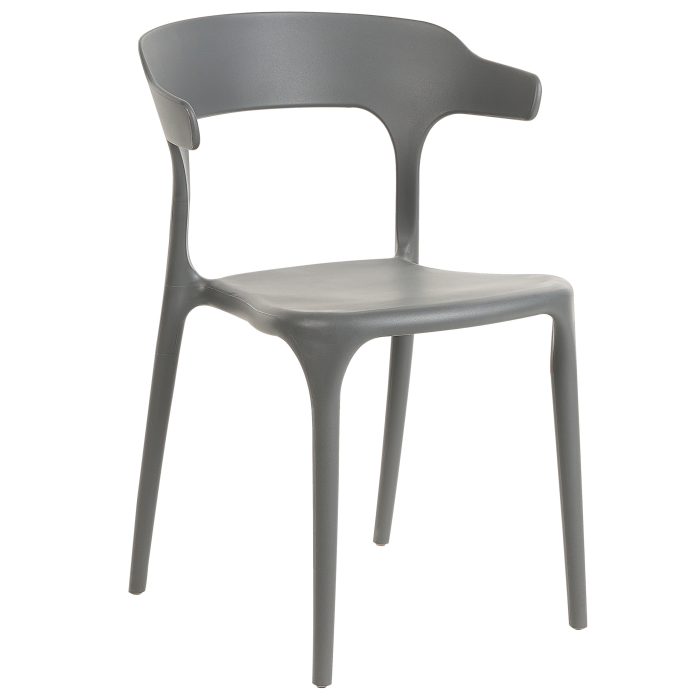 Set of 8 dining chairs GUBBIO Grey [4]