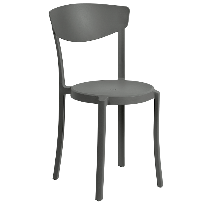 Set of 8 VIESTE Dining Chairs Dark Grey [4]