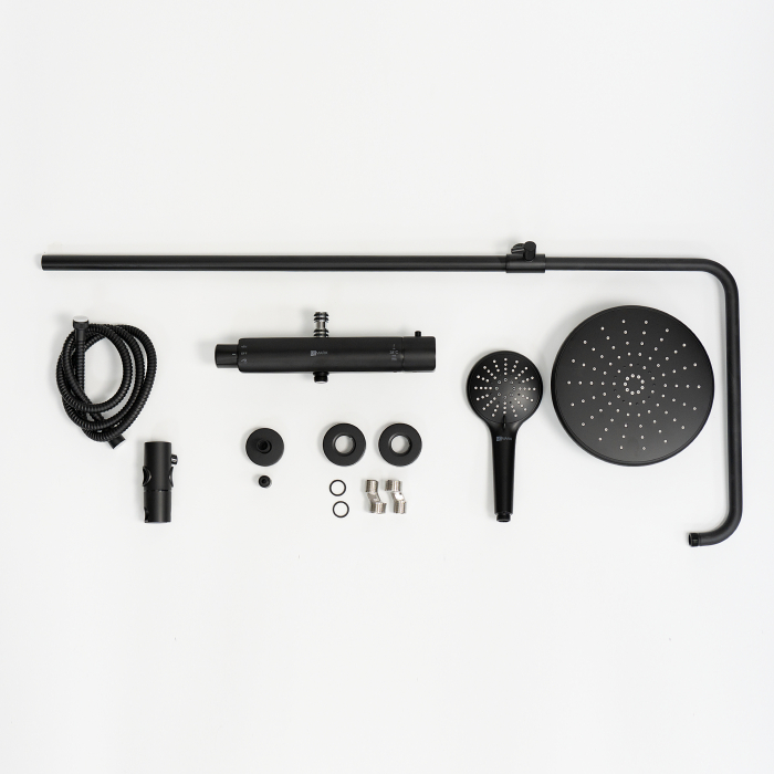 Set de Dus Lemark Bronx LM3770BL Negru cu Termostat - Sanitare Online [11]