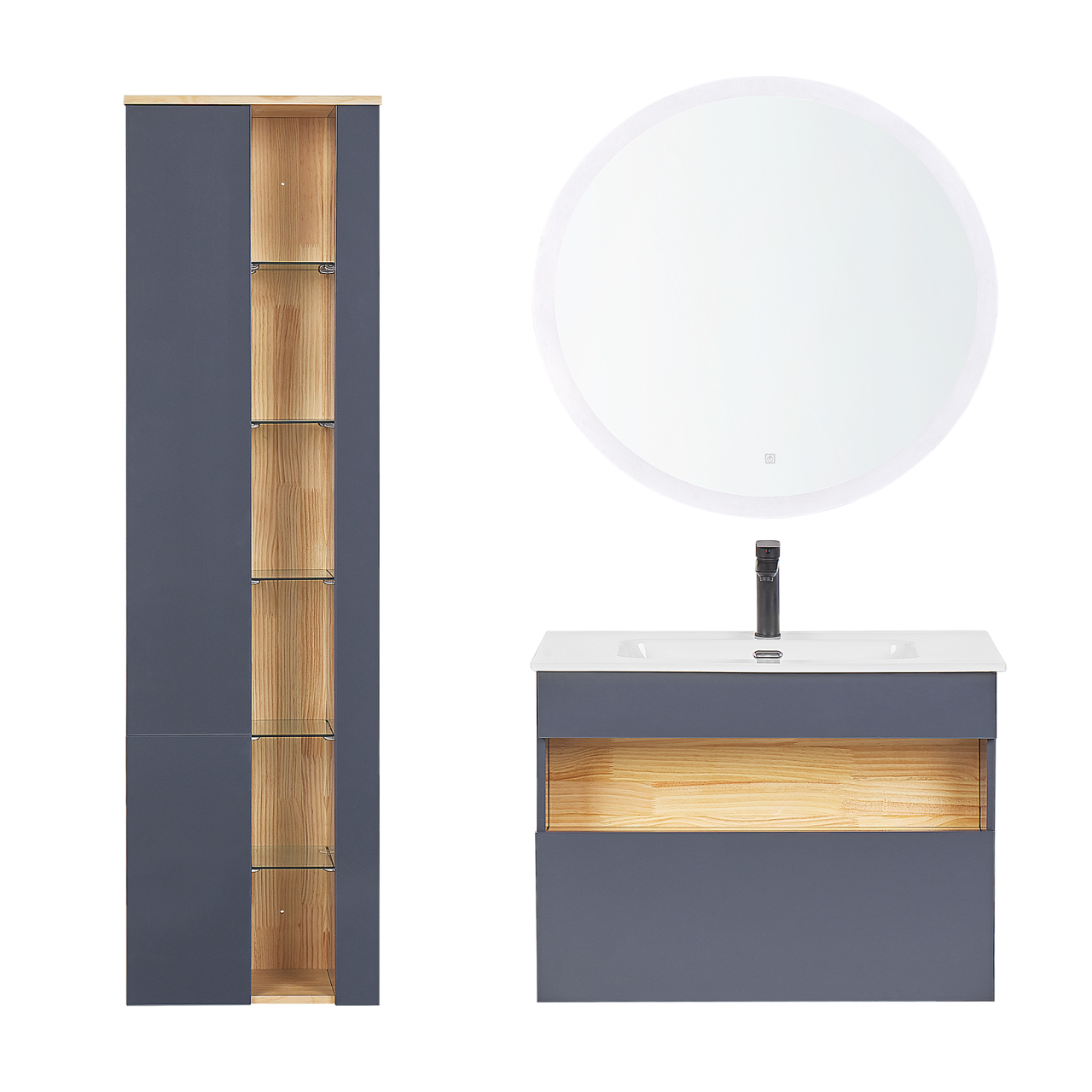 Bathroom Furniture Set FIGUERES Grey [4]