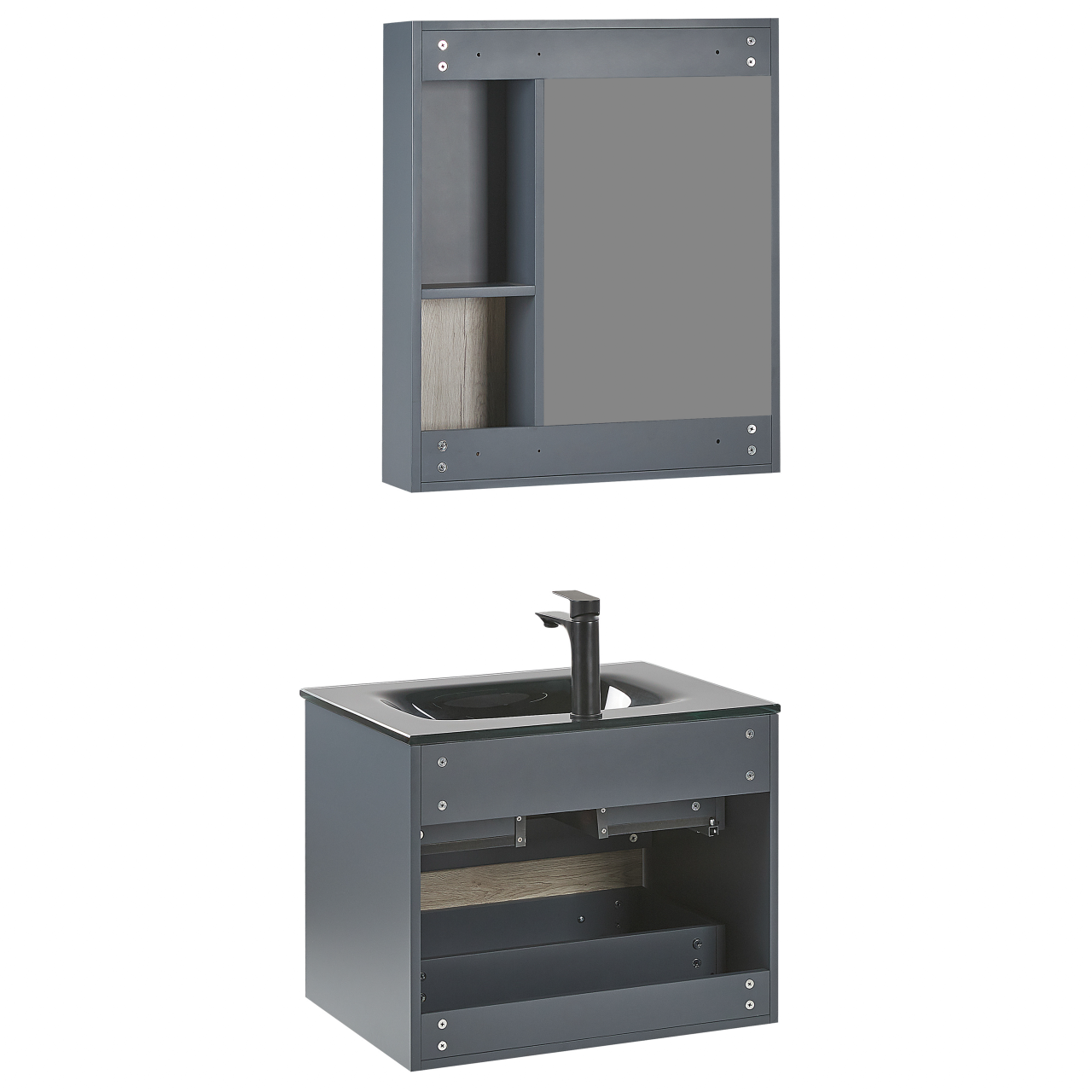 Bathroom Furniture Set TERUEL Grey [6]