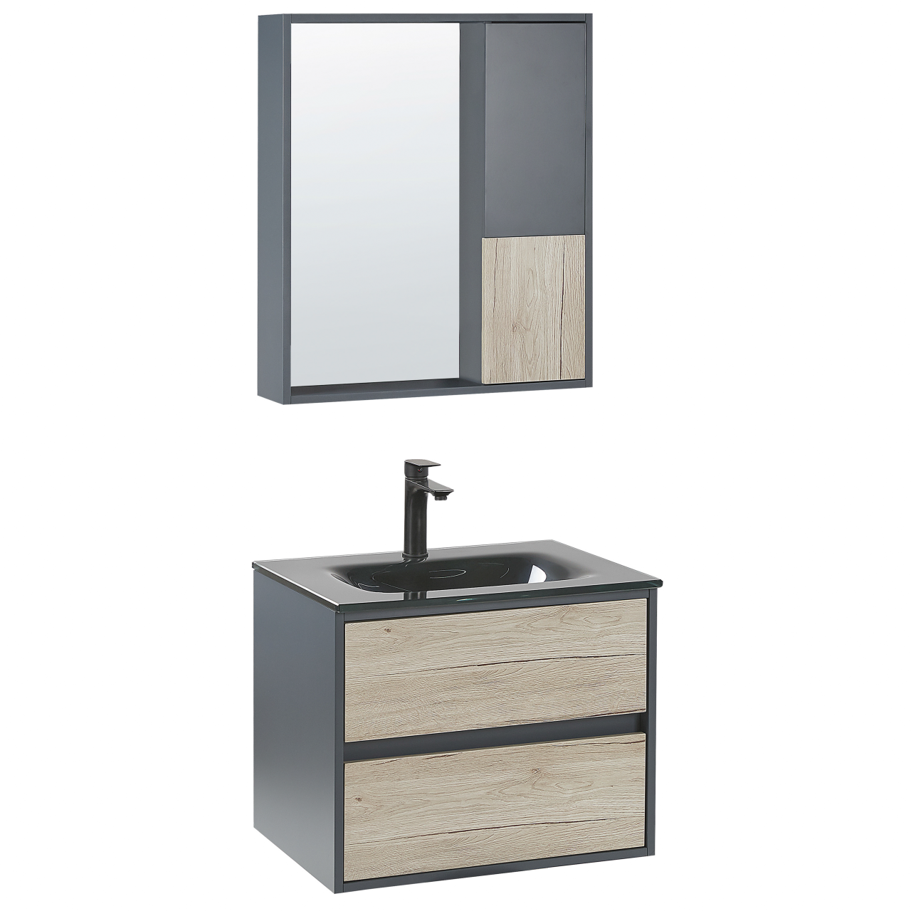 Bathroom Furniture Set TERUEL Grey [2]