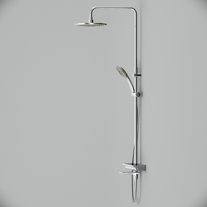 Spirit 2.0 ShowerSpot with thermostatic shelf mixer, chrome [12]
