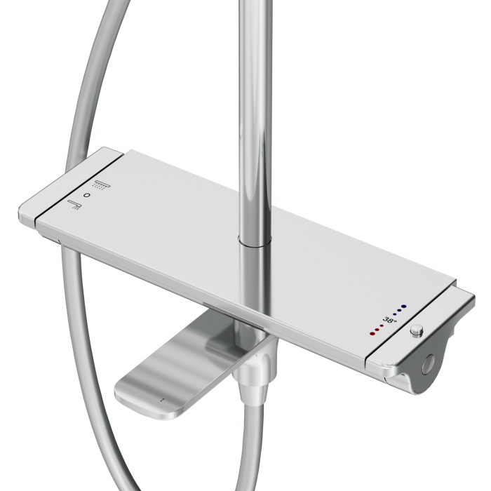 Spirit 2.0 ShowerSpot with thermostatic shelf mixer, chrome [11]
