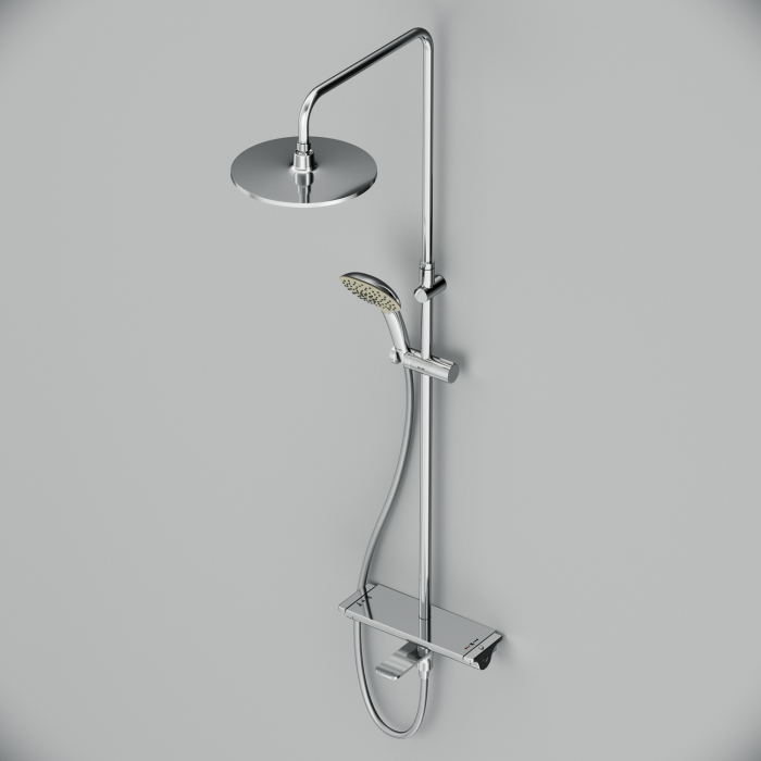 Spirit 2.0 ShowerSpot with thermostatic shelf mixer, chrome [9]