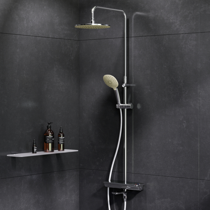 Spirit 2.0 ShowerSpot with thermostatic shelf mixer, chrome [2]