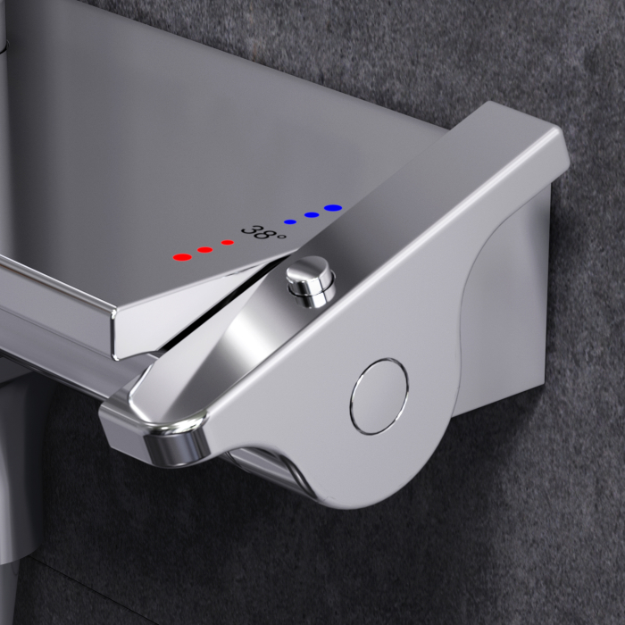 Spirit 2.0 ShowerSpot with thermostatic shelf mixer, chrome [4]