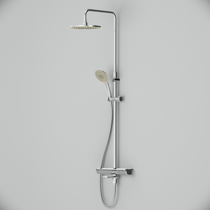 Spirit 2.0 ShowerSpot with thermostatic shelf mixer, chrome [3]