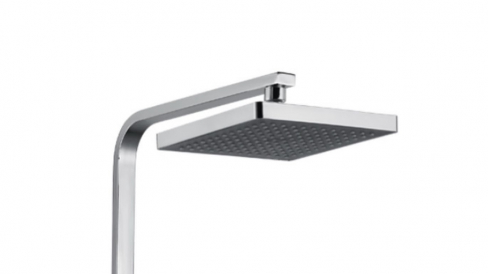 Sistem de duș cu para și pipă pivotantă, înălțime reglabilă Lemark Tropic LM7004C crom - Sanitare Online [6]