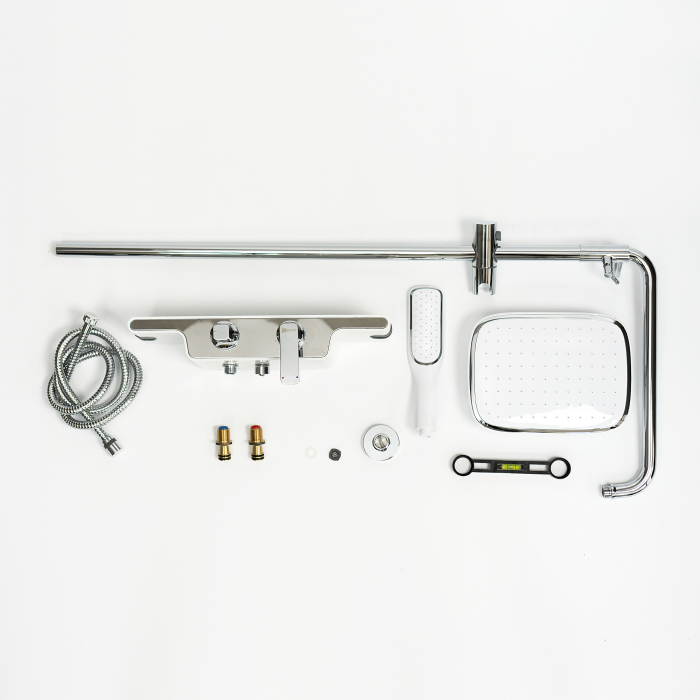 Sistem de duș cu para și pipă pivotantă Lemark Tropic LM7006C crom - Sanitare Online [7]
