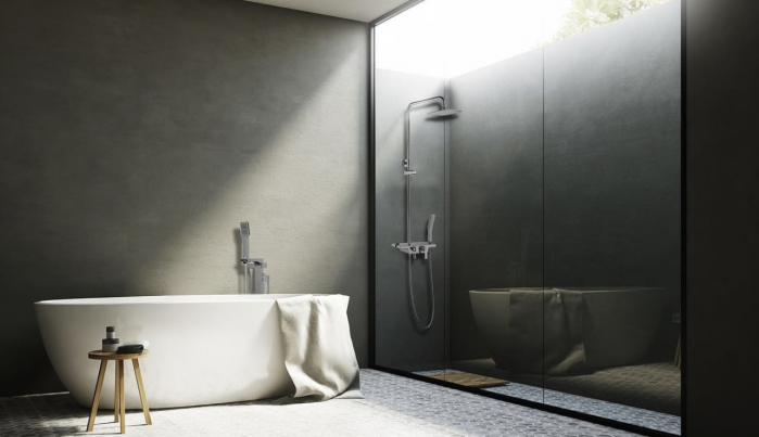 Sistem de duș cu para și pipă pivotantă Lemark Tropic LM7006C crom - Sanitare Online [3]