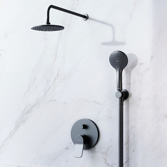 AM.PM X-Joy built-in shower system, black [3]
