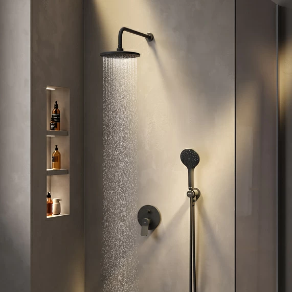 AM.PM X-Joy built-in shower system, black [2]