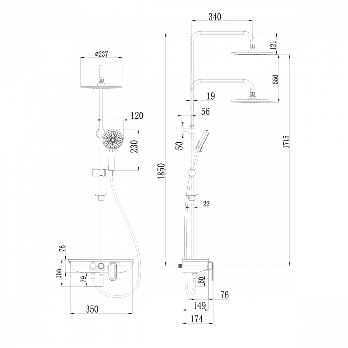 Sistem de Dus Lemark Tropic LM7012BL-EU [7]